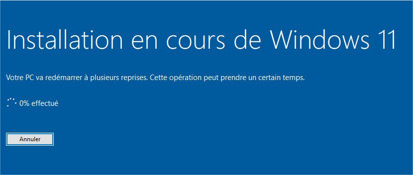 Installation de Windows 11