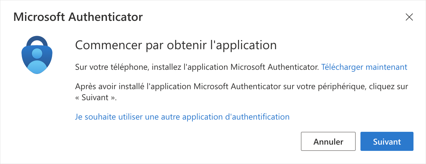 Activation de la double authentification